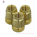 round long brass connector cap coupling ring nut